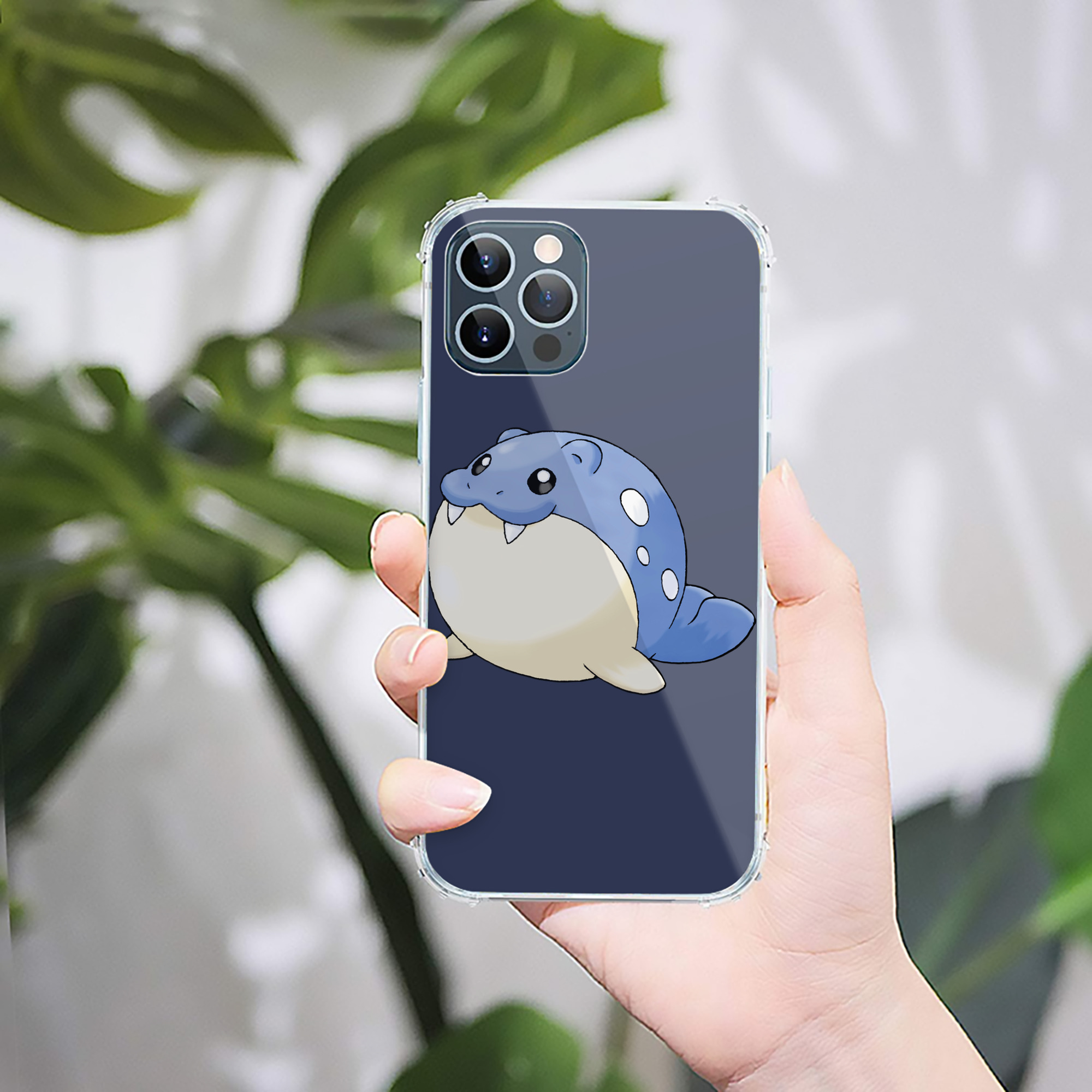 （画像用） ポケットモンスター Pokémon 【iPhone 12シリーズ対応】透明スマホケース（クリアソフトケース）